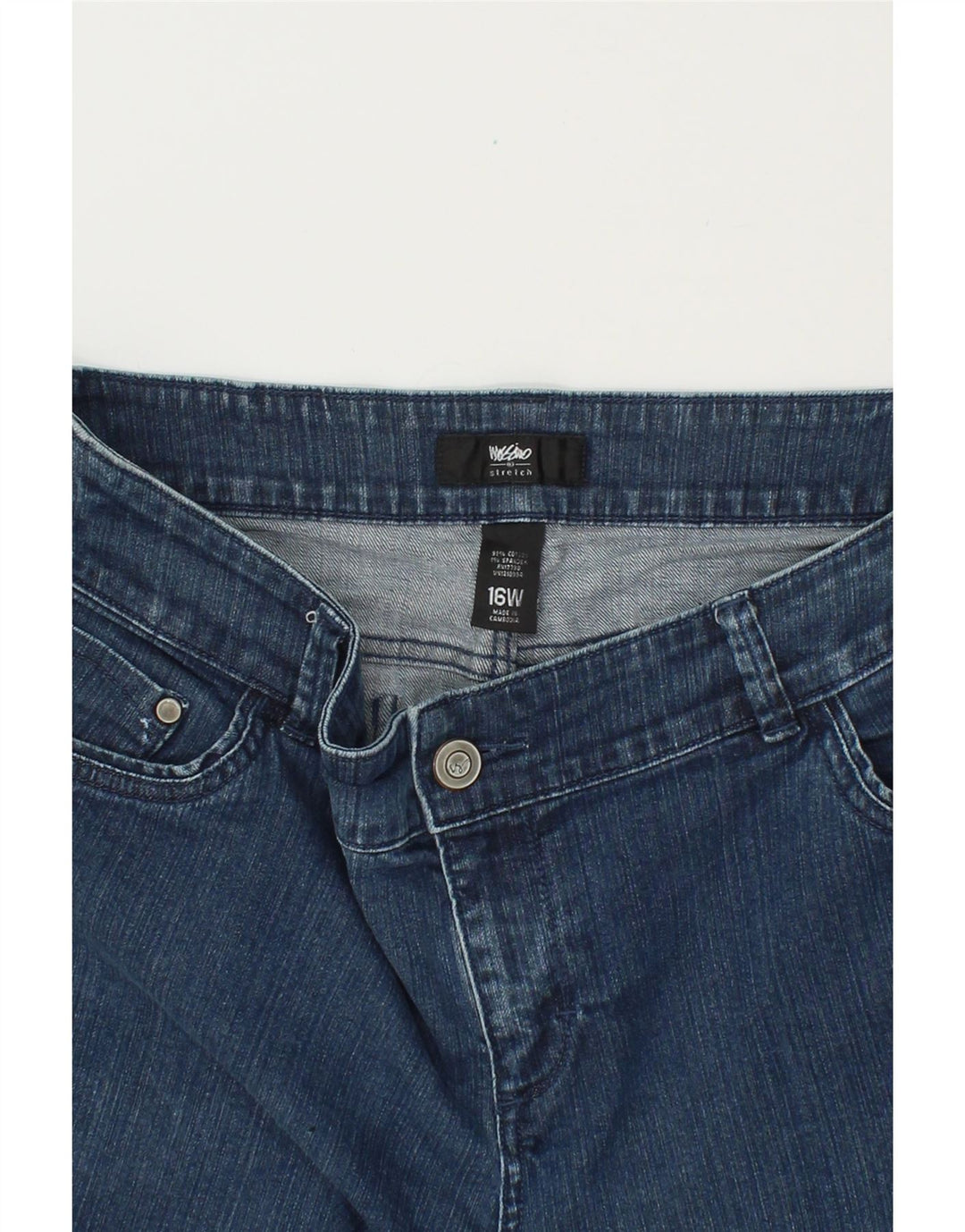 MOSSIMO Womens Denim Shorts US 16 2XL W34  Blue Cotton Vintage Mossimo and Second-Hand Mossimo from Messina Hembry 