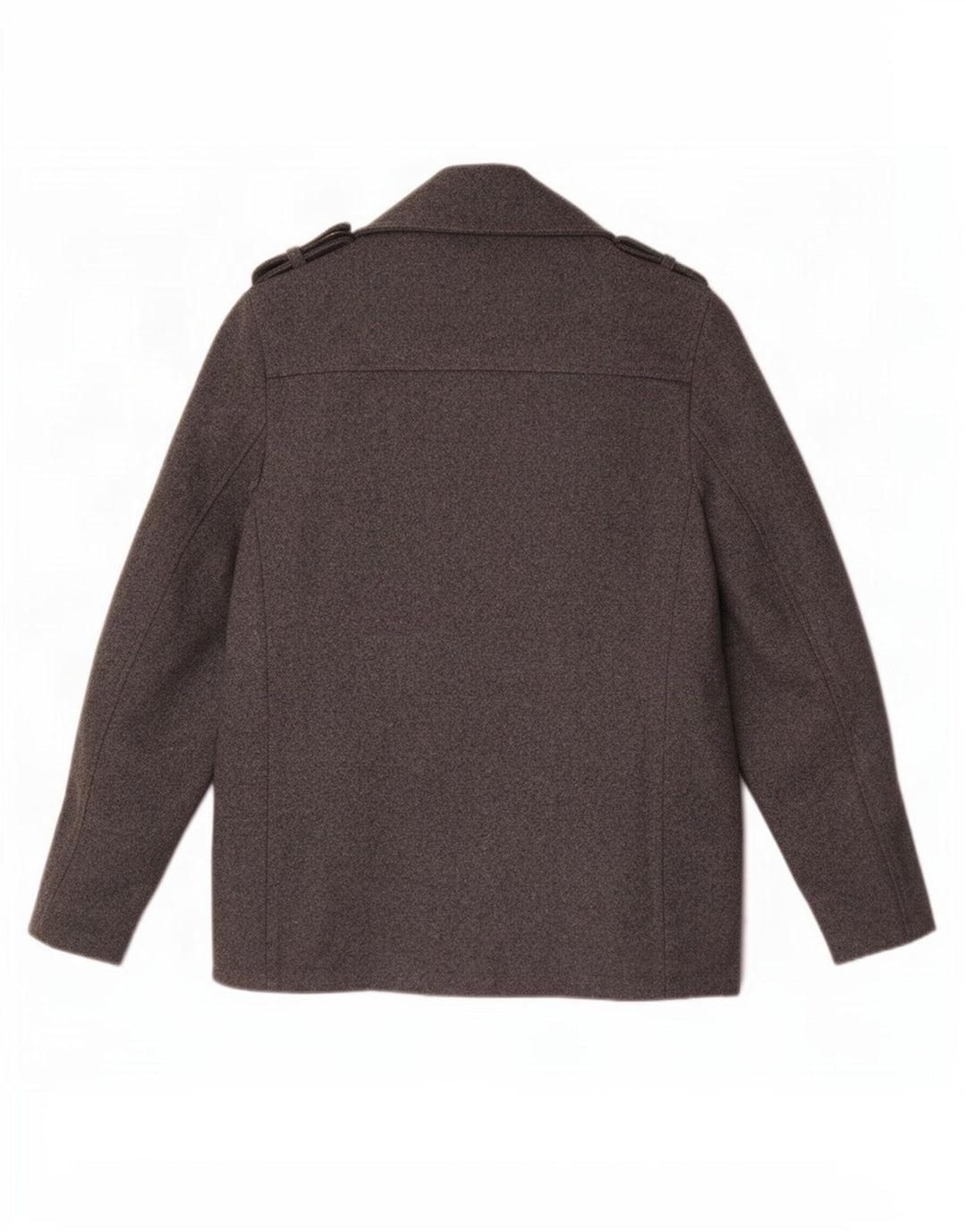 John Rocha Chaquetón para hombre UK 38 Lana gris medio