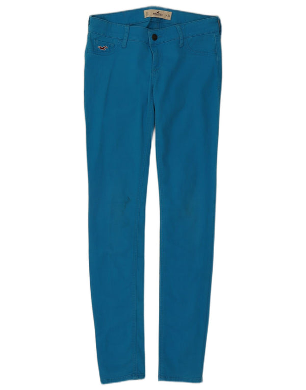 Hollister Jeans ajustados y ajustados para mujer US 0 XS W24 L29 Algodón azul