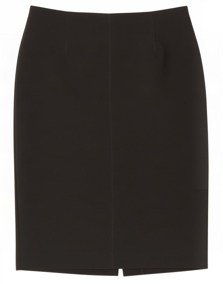 Marks & Spencer Falda lápiz para mujer Reino Unido 44 Grande W32 Poliéster negro