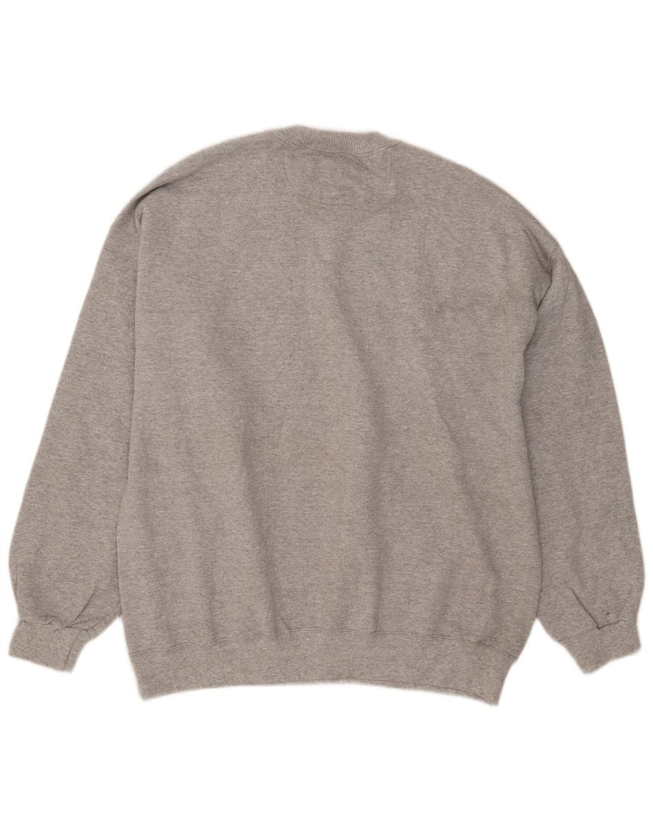 Starter Jersey De Cuello Redondo Para Hombre Jersey Grande Gris Moteado