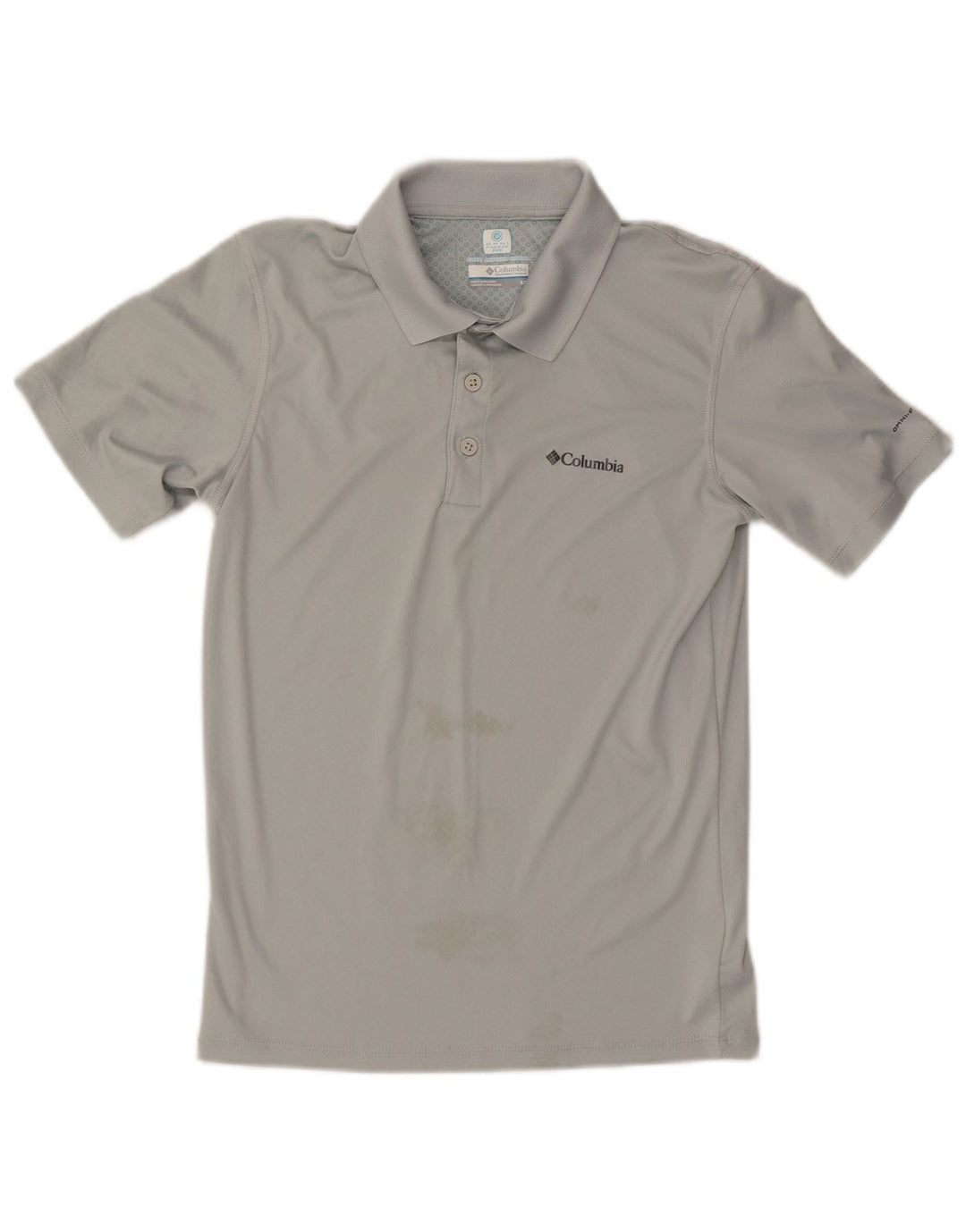 Polo COLUMBIA Omni-Freeze Zero para hombre, poliéster gris pequeño