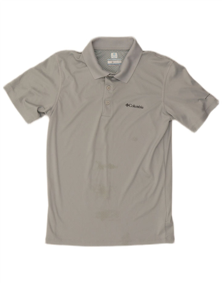 Polo COLUMBIA Omni-Freeze Zero para hombre, poliéster gris pequeño