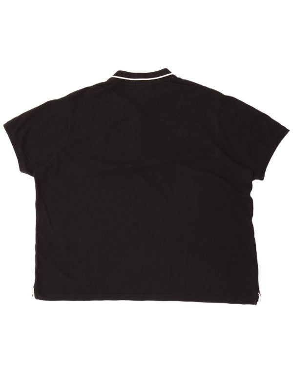 Polo Ellesse Hombre 3XL Algodón Negro