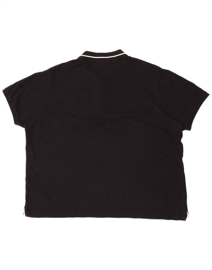 Polo Ellesse Hombre 3XL Algodón Negro