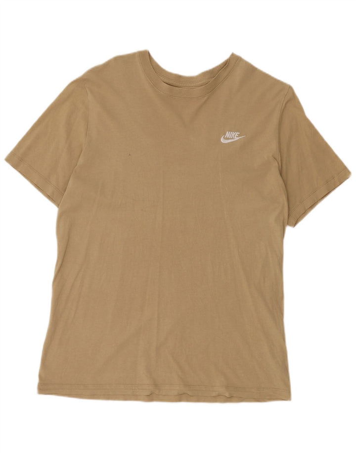 Camiseta Nike Hombre Top Medium Beige Algodón