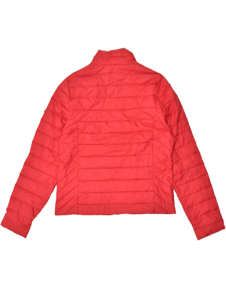 JACK WILLS Womens Padded Jacket UK 14 Large  Red Nylon | Vintage Jack Wills | Thrift | Second-Hand Jack Wills | Used Clothing | Messina Hembry 