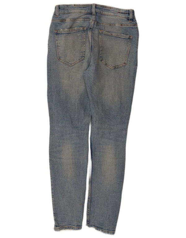 Zara Jeans ajustados desgastados para hombre EU 38 Small W30 L28 Algodón azul