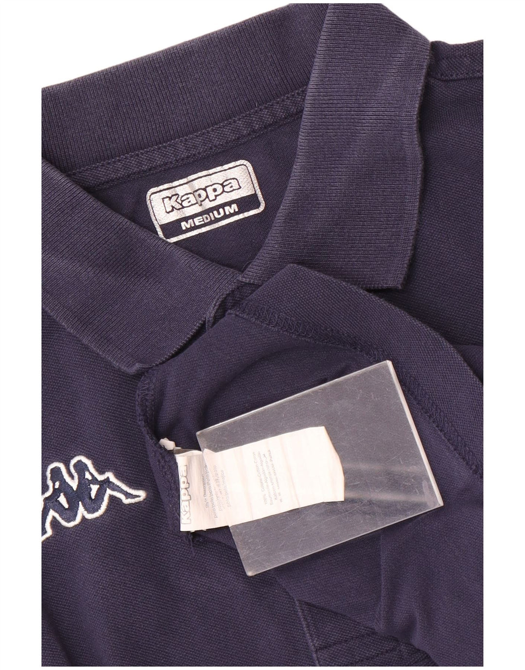 Polo Kappa Hombre Algodón Azul Marino Mediano