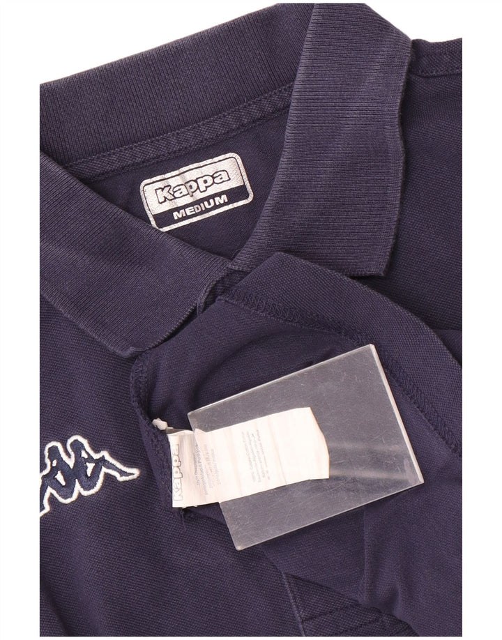 Polo Kappa Hombre Algodón Azul Marino Mediano