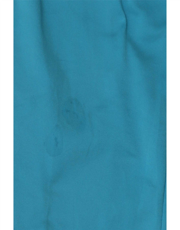Asics Hombre Pantalones De Chándal Gráfico Azul Medio Colorblock