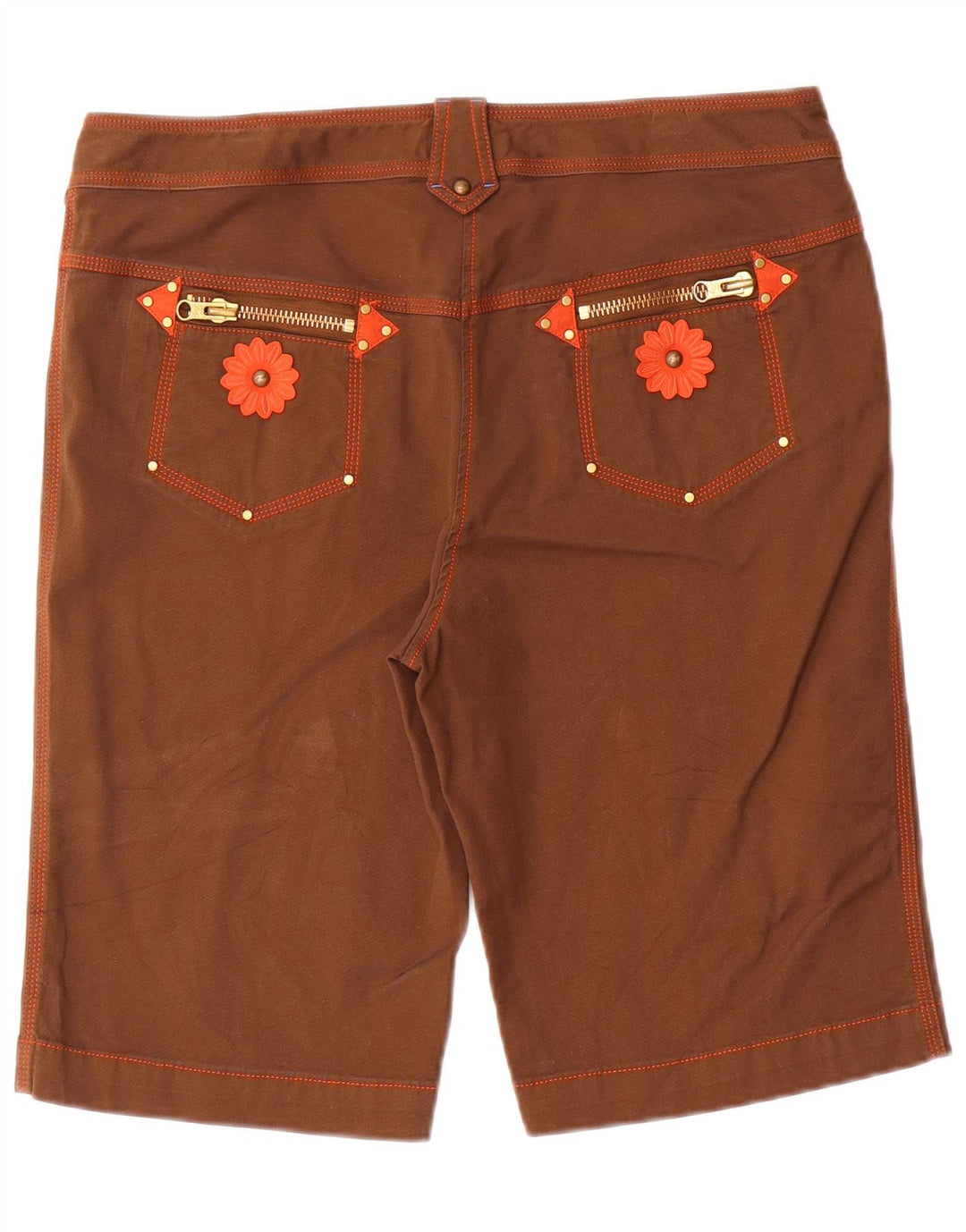 Pantalones cortos casuales para mujer Fay IT 46 Large W32 Algodón marrón