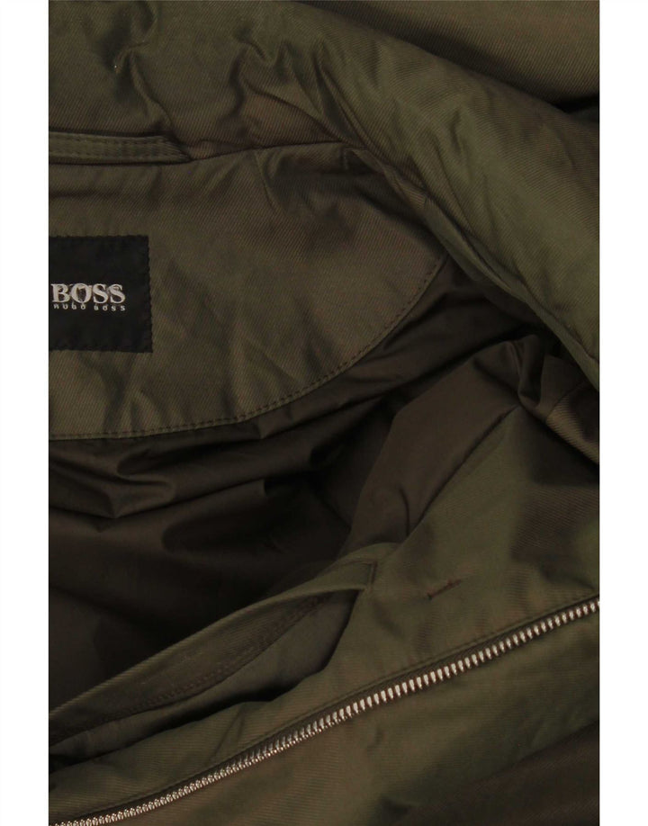 Abrigo Hugo Boss para hombre Reino Unido 40 Grande Verde