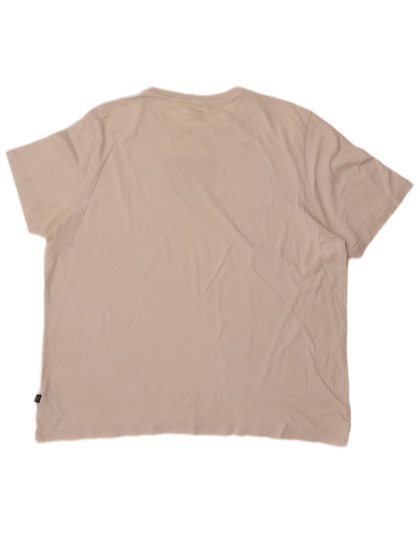 Puma Camiseta gráfica para hombre Top XL Algodón blanco