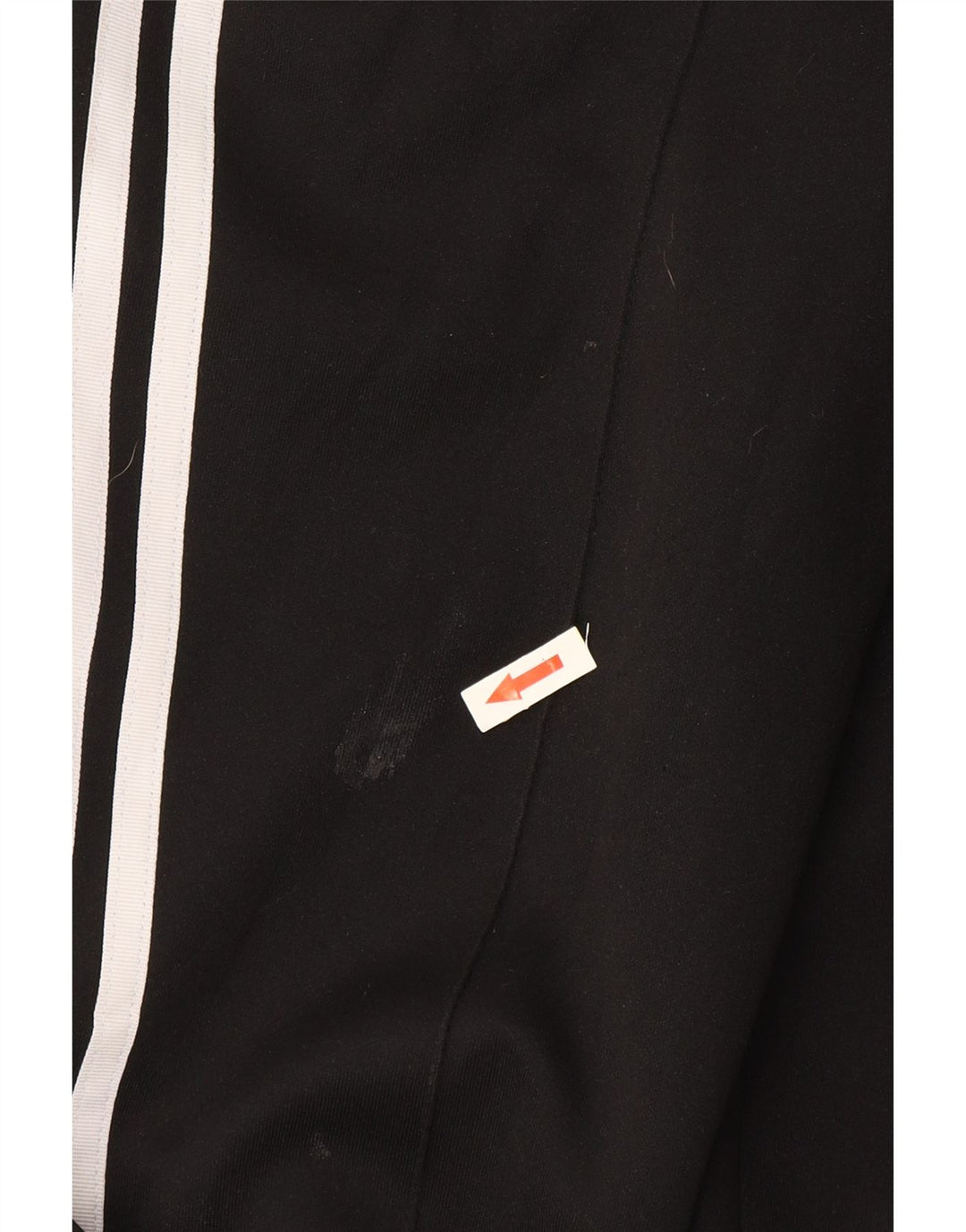 Adidas Pantalones de chándal para mujer UK 12 Medium Negro Poliéster