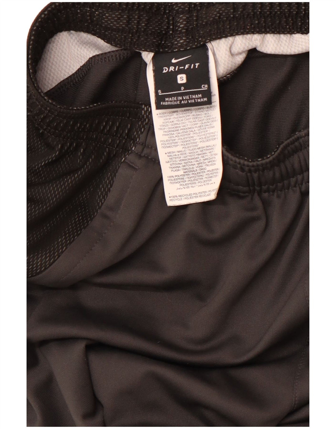 NIKE Hombre Dri Fit Chándal Pantalones Pequeños Poliéster Negro