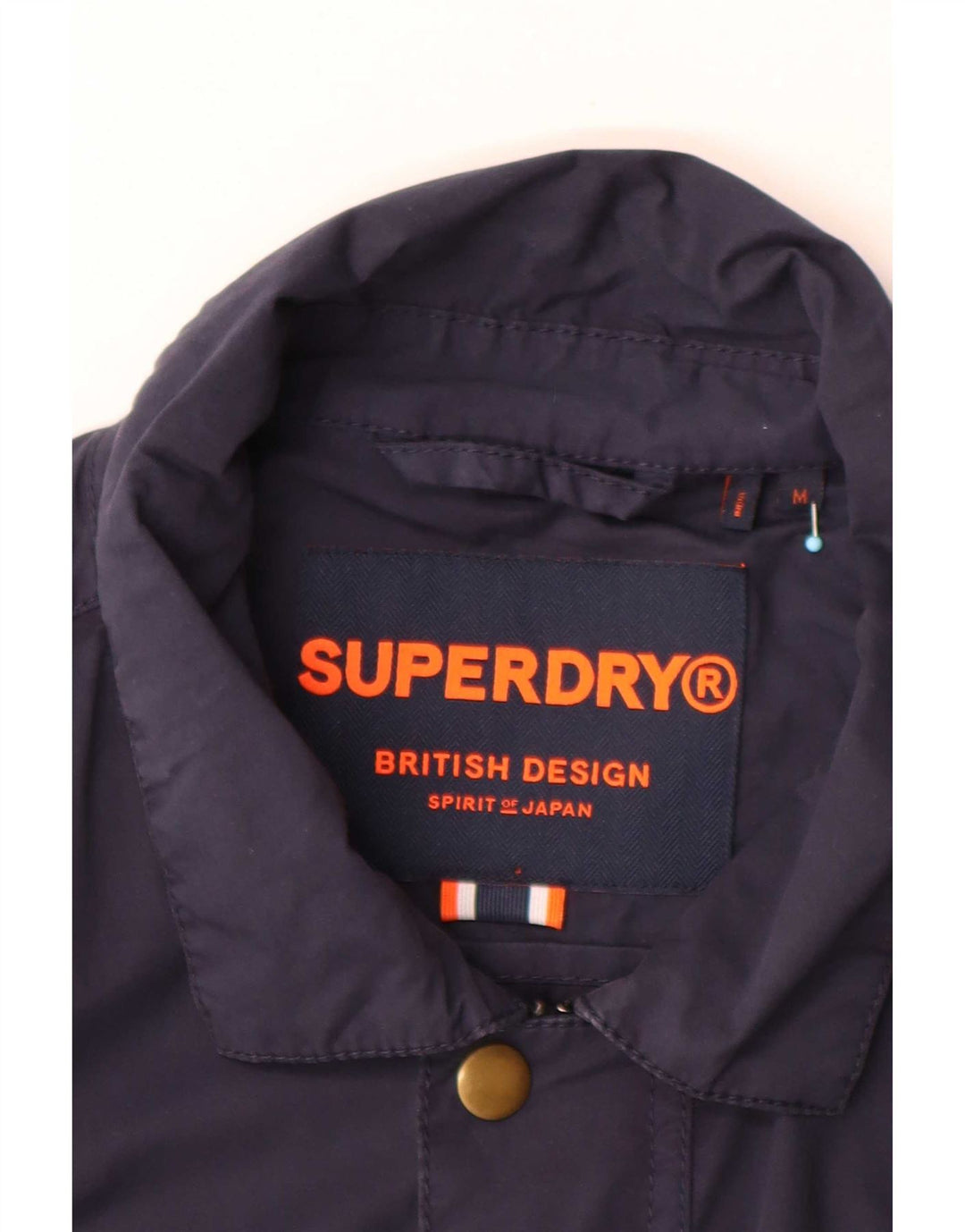 Superdry Chaqueta utilitaria para hombre ES 38 Mediana Azul marino Algodón