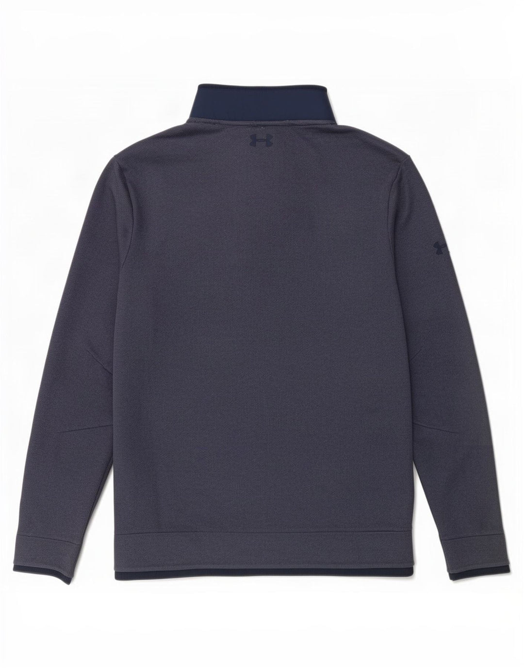 Under Armour Cold Gear - Sudadera con cuello y botones para hombre, color azul marino