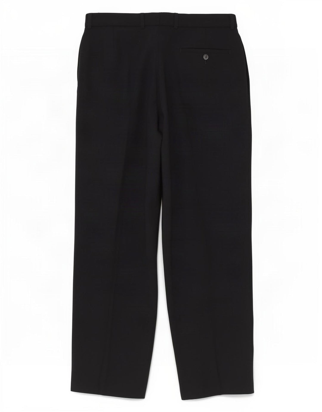 Marks & Spencer Pantalón de traje con pinzas para hombre W34 L29 Poliéster azul marino