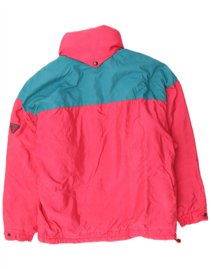 Chaqueta de esquí extragrande para mujer Degre 7 IT 44 Poliamida color block rosa medio