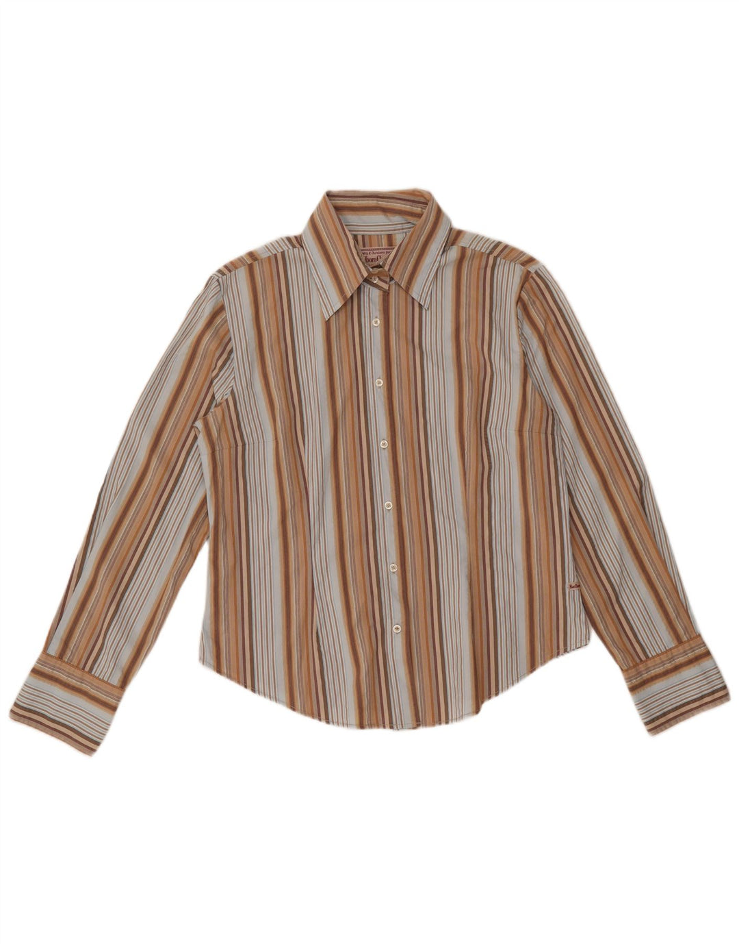 MARLBORO CLASSICS Camisa ajustada para mujer ES 40 XL Rayas multicolores