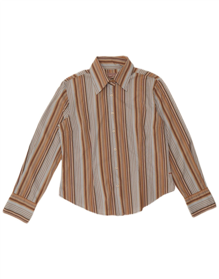 MARLBORO CLASSICS Camisa ajustada para mujer ES 40 XL Rayas multicolores