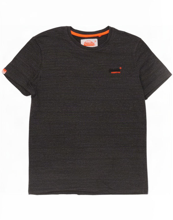 Superdry Camiseta para hombre Top Small Grey Moteado