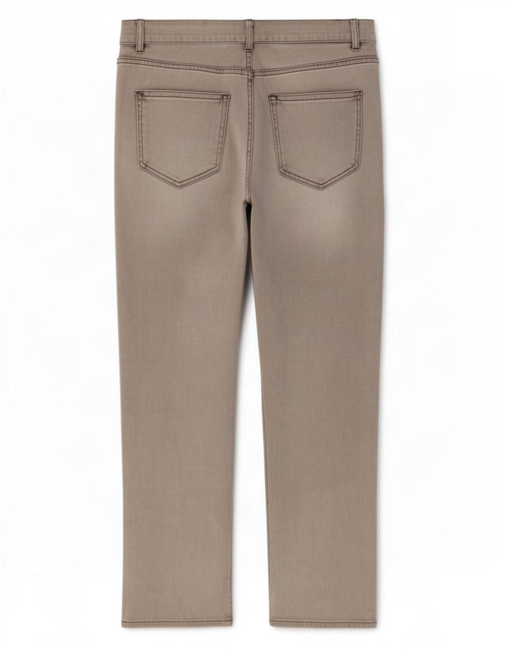 Marks & Spencer Vaqueros recortados regulares para mujer UK 12 Medium W30 L25 Gris