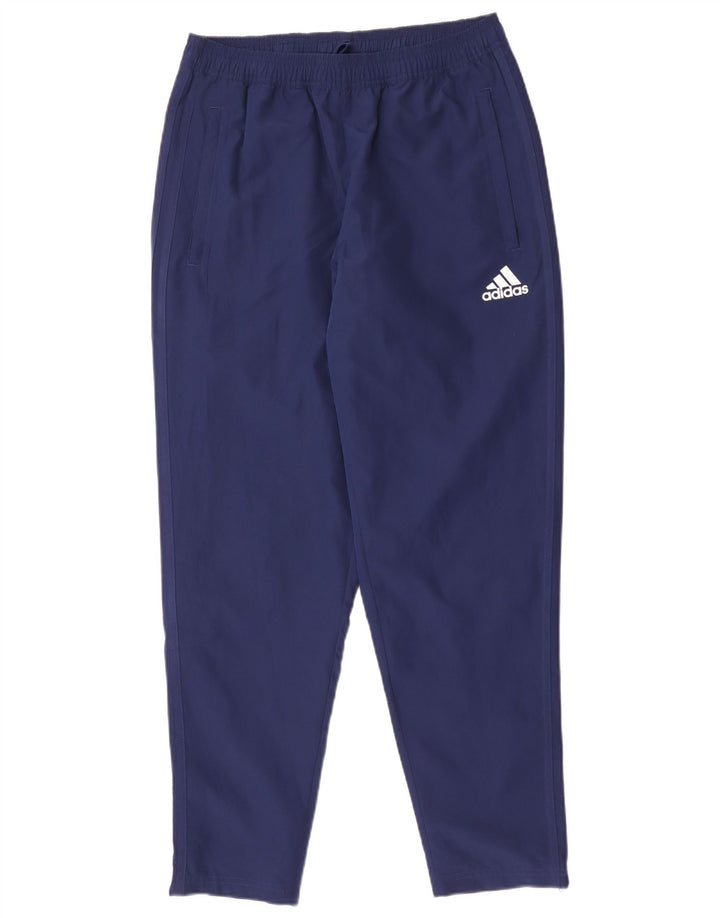 Adidas Hombre Climalite Pantalones De Chándal Medio Azul Marino Poliéster