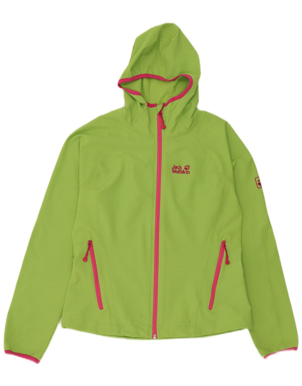 Jack Wolfskin Chaqueta de Chándal con Capucha para Mujer UK 40/40 Verde Mediano