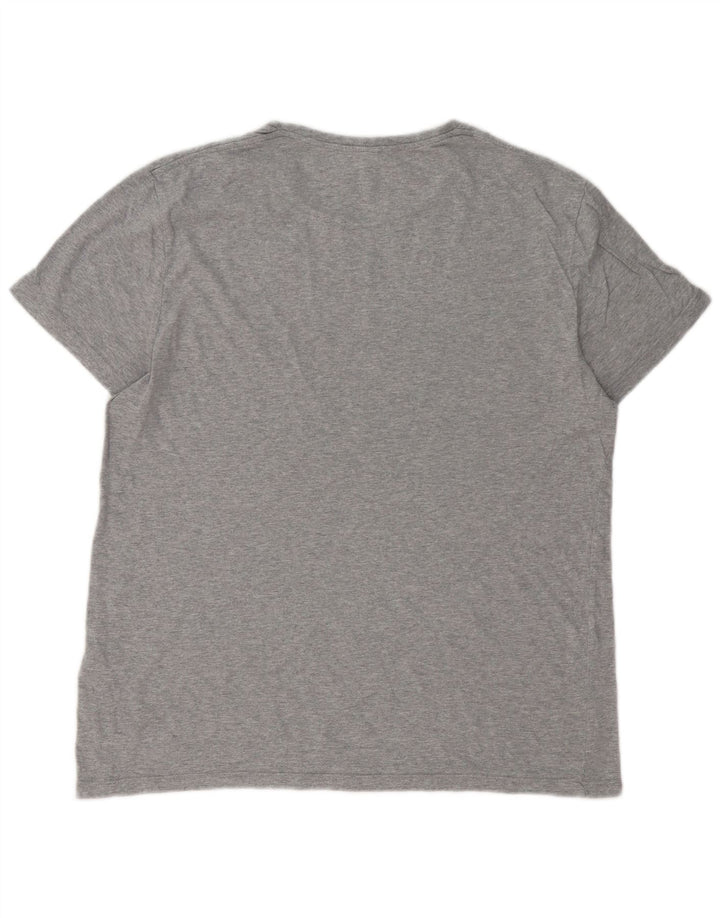 Camiseta Jack Wills para hombre Top de algodón moteado gris medio