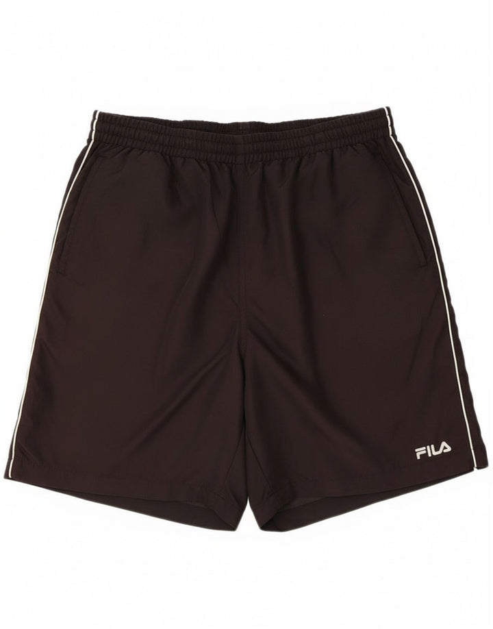 Fila Shorts deportivos para hombre XL Poliéster negro