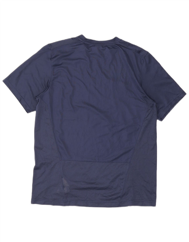 Camiseta Nike Dri Fit para hombre, talla grande, poliéster azul marino
