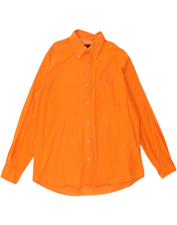 Camisa Kappa Hombre XL Naranja Algodón