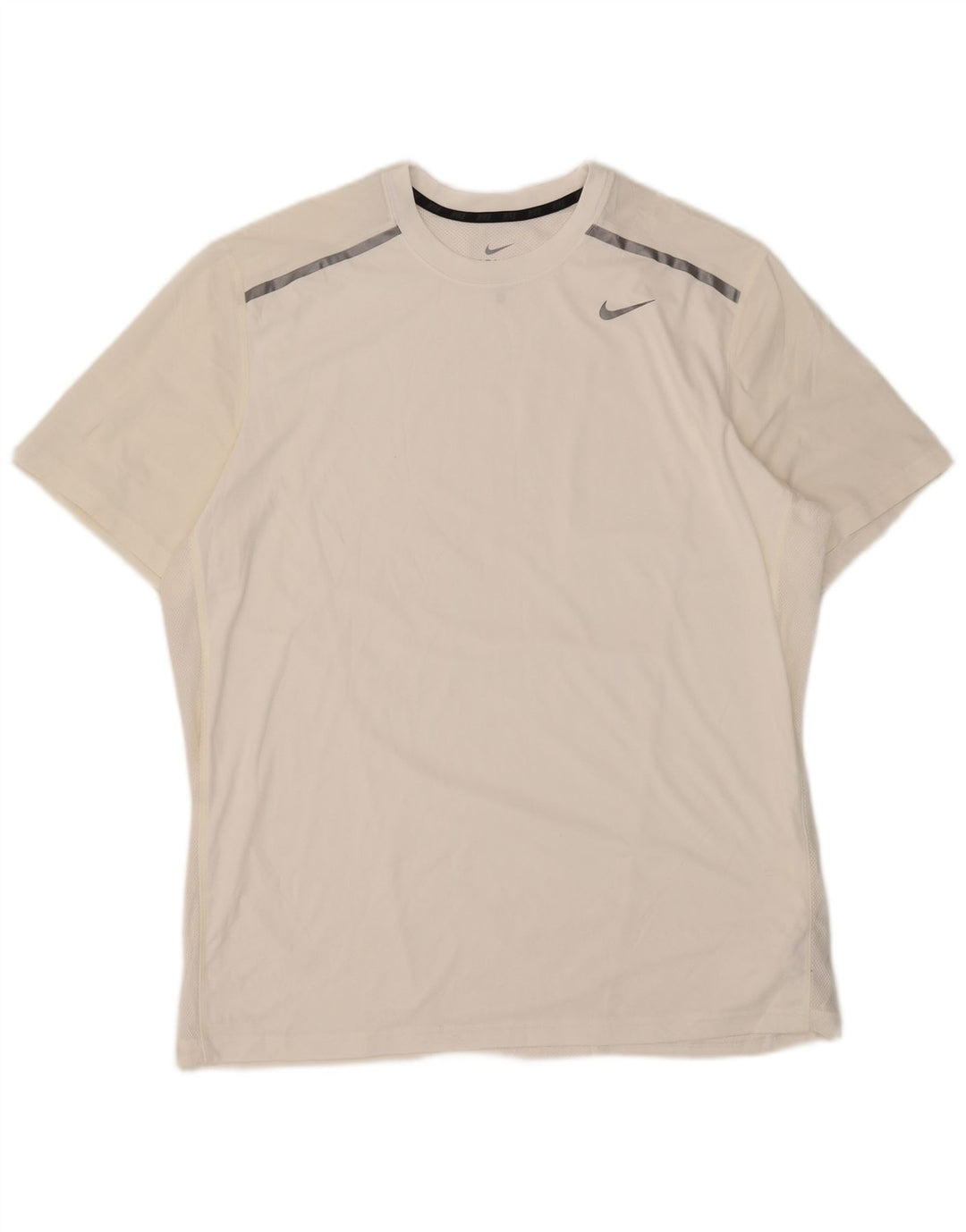 Camiseta Nike Dri Fit para hombre Top XL Poliéster blanco