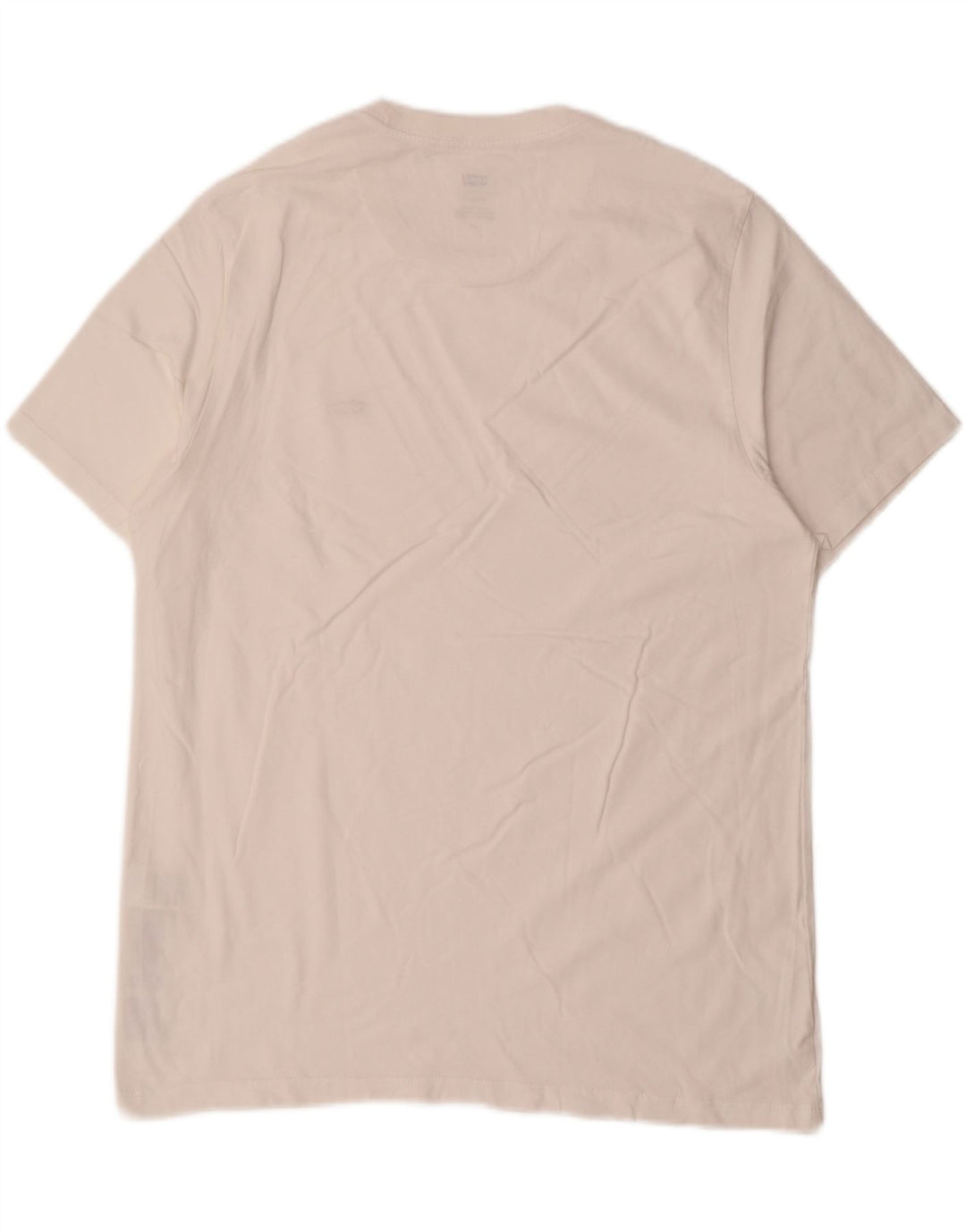Levi's Camiseta estándar para hombre Top grande de algodón blanco