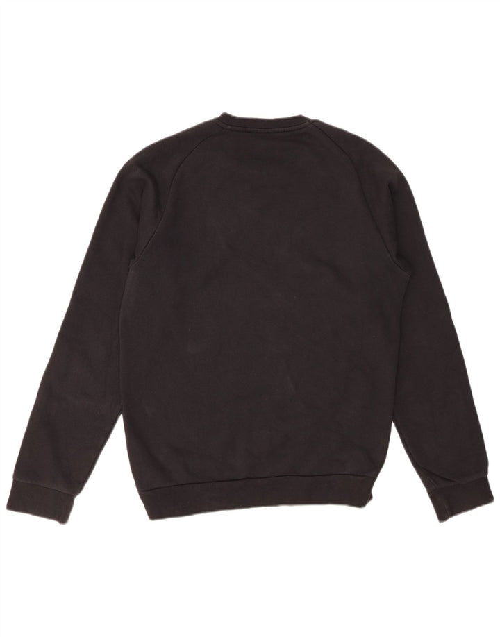 ADIDAS Hombre Sudadera Jumper Pequeño Algodón Negro