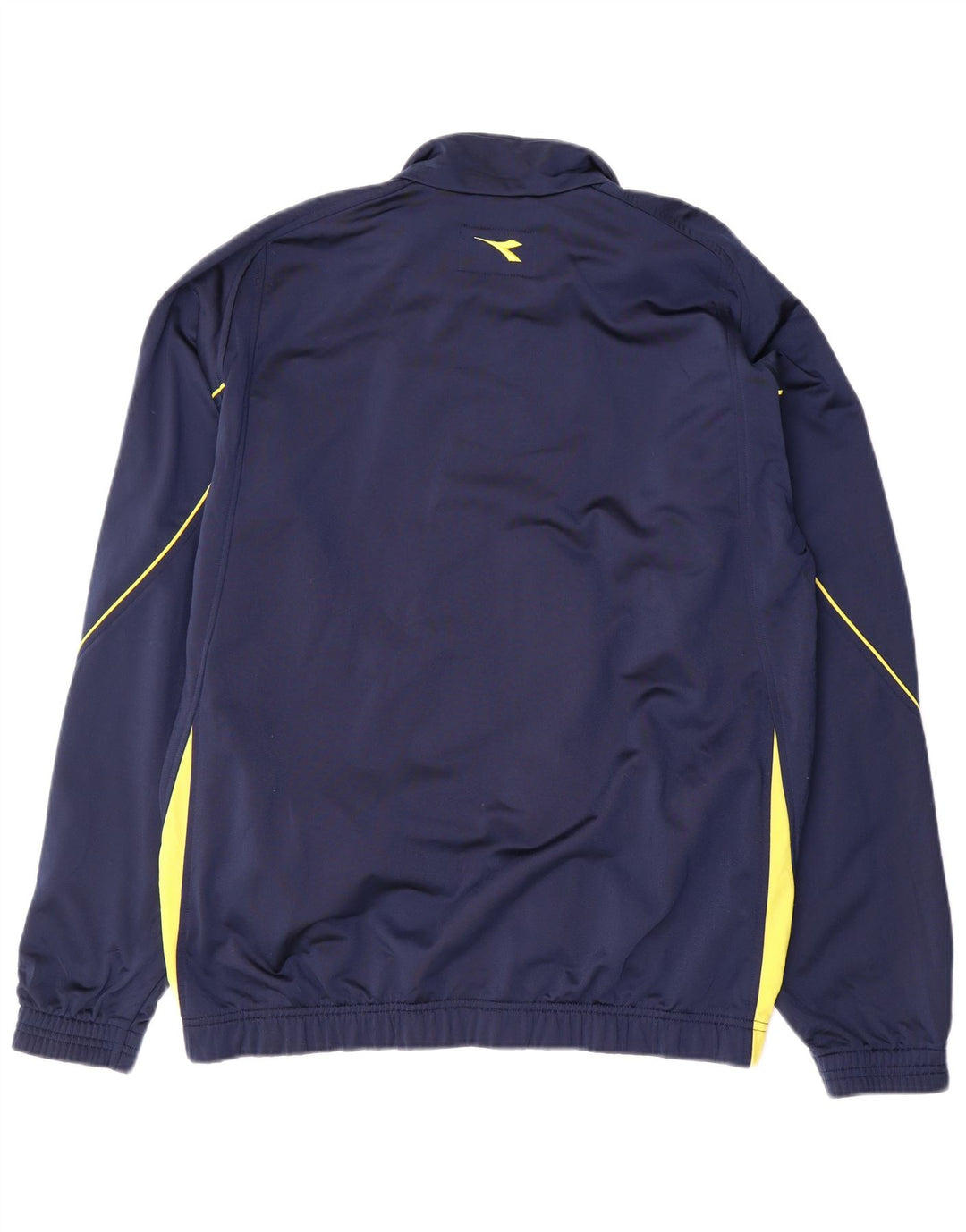 Diadora Hombre Chaqueta De Chándal Con Estampado Gráfico Grande Azul Marino Colorblock
