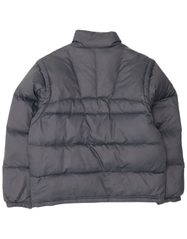 Puma Chaqueta acolchada para hombre UK 40 Large Nylon azul marino