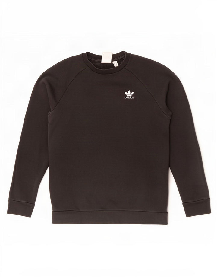 Adidas Hombre Sudadera Jumper Small Negro Algodón