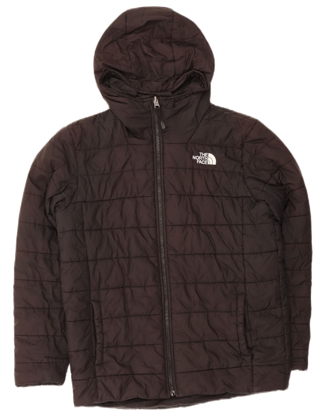 THE NORTH FACE Chaqueta acolchada con capucha para niño 11-12 años Negro