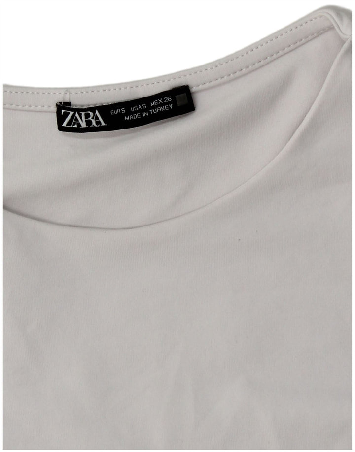 Body Zara Mujer UK 8 Small Blanco