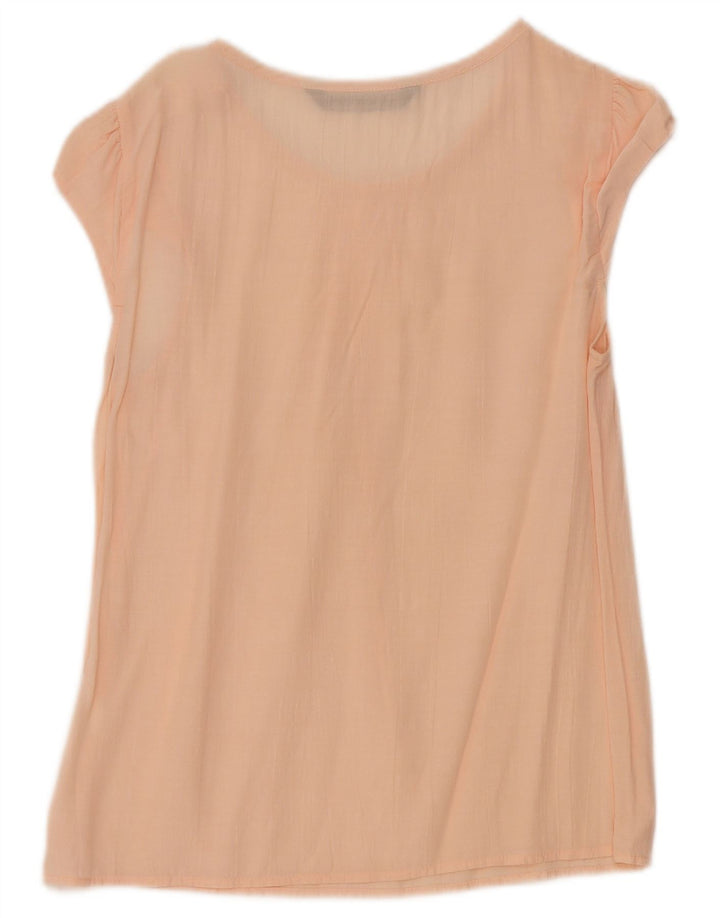 Zara Mujer Blusa Top UK 8 Small Rosa