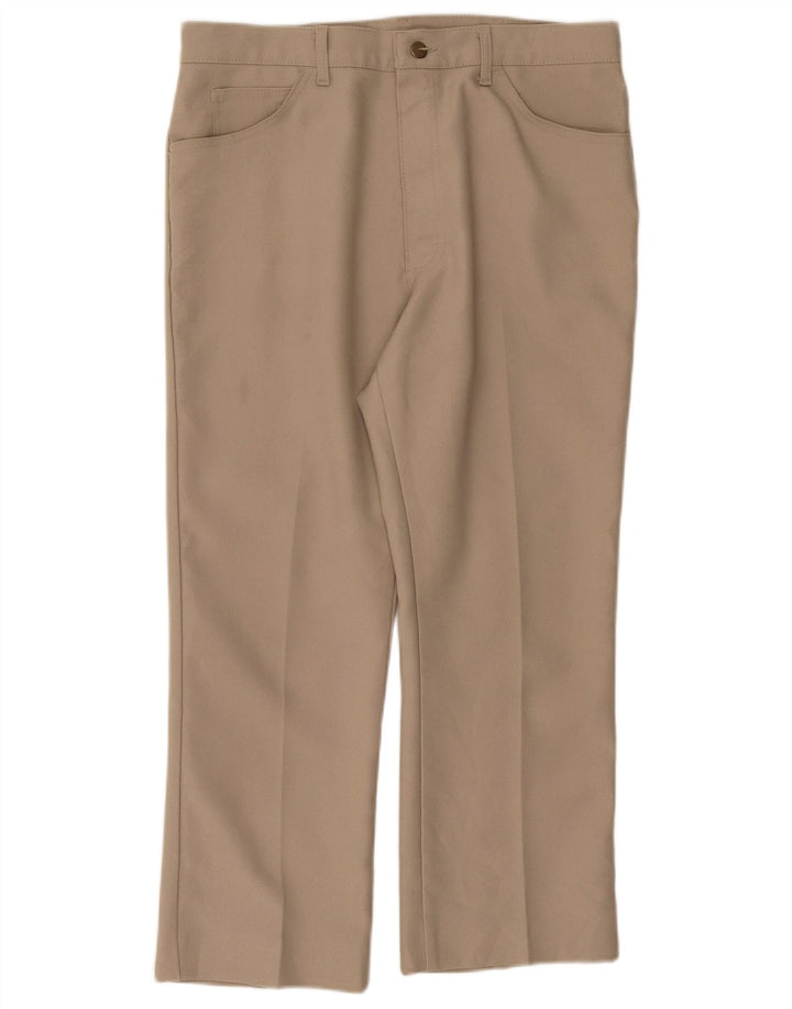 Pantalones informales rectos para hombre LEE W36 L26 Poliéster beige
