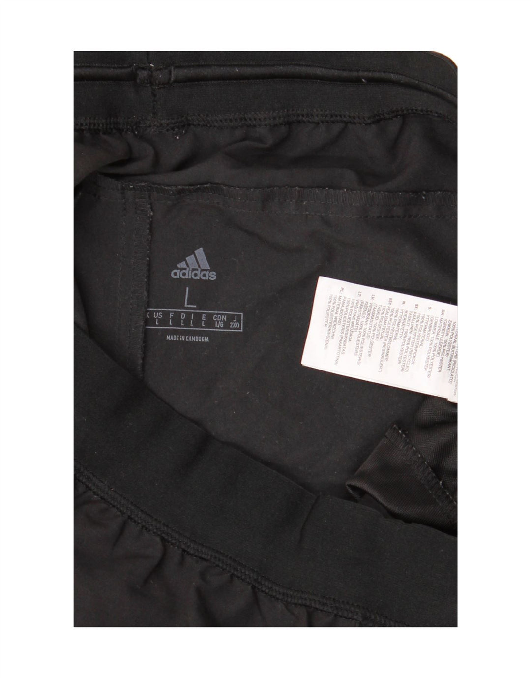 Pantalón De Chándal Adidas Hombre Grande Negro Poliéster