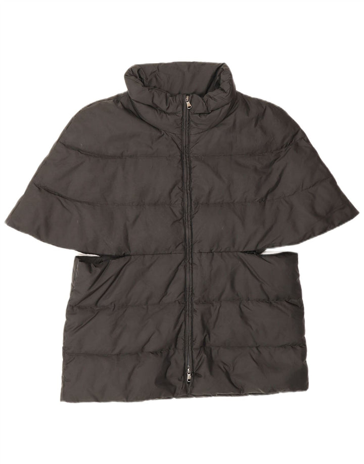 Max & Co. Chaqueta acolchada de manga corta para mujer UK 40 Mediana Poliéster negro