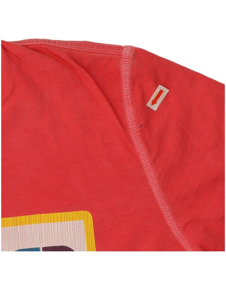 Dsquared2 Hombre Camiseta Gráfica Top Pequeño Rosa