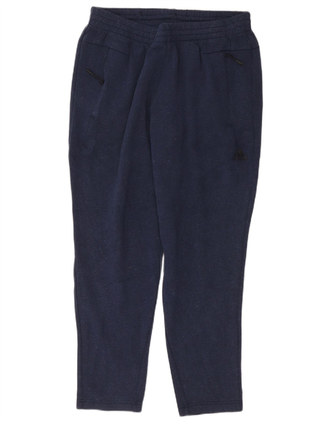 Adidas - Pantalón de chándal para hombre, talla grande, algodón azul marino