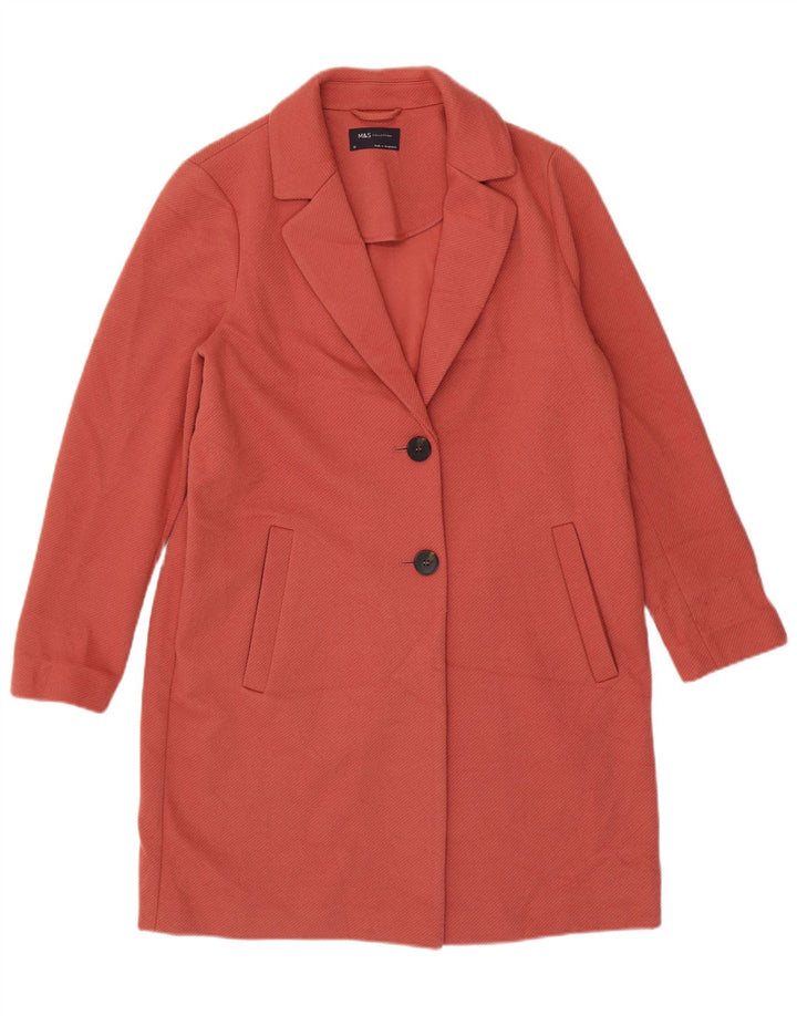 Marks & Spencer Abrigo para mujer UK 44 Poliéster rosa medio