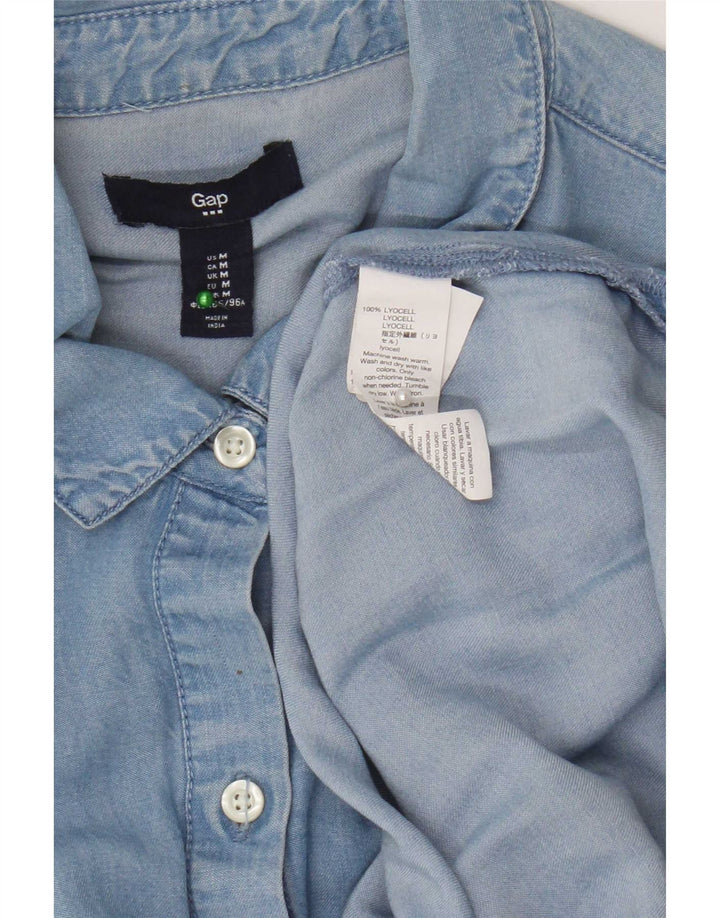 Camisa vaquera Gap para mujer UK 44 Lyocell azul medio